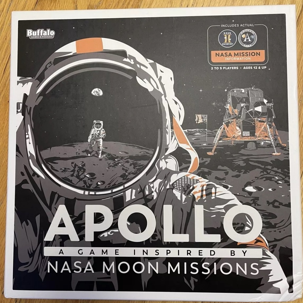 APOLLO: A Board game INSPIRED BY NASA MOON MISSIONS Toy NEW SEALED